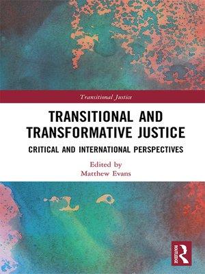 cover image of Transitional and Transformative Justice